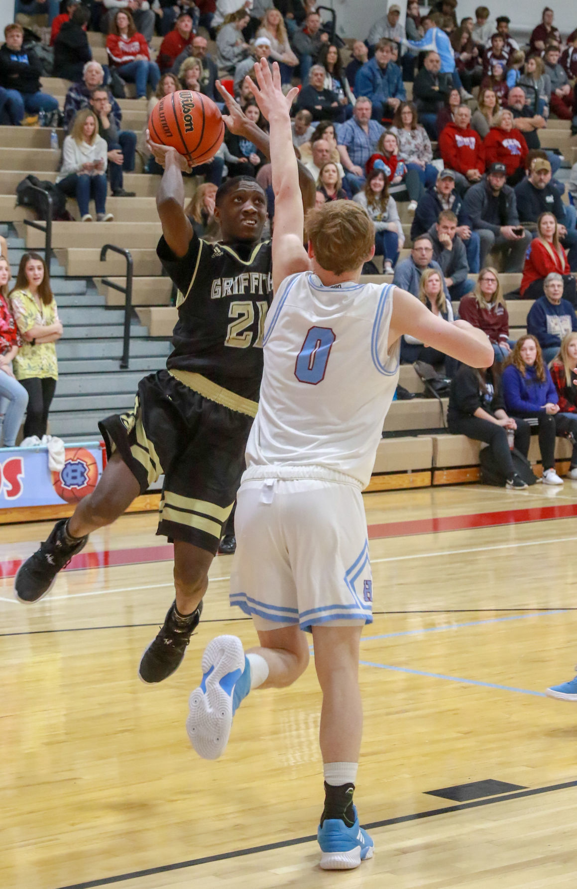 Boys basketball - Griffith at Hanover Central